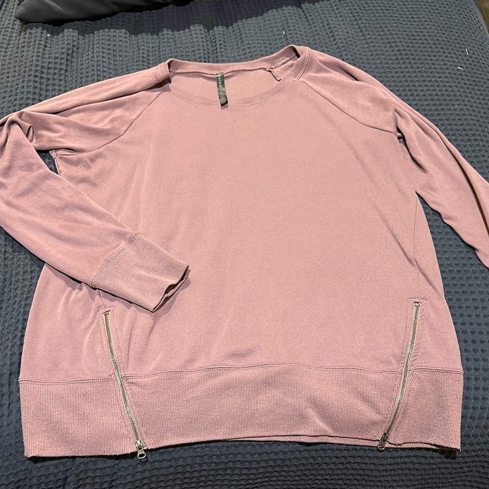 Gaiam Dusty Rose Long Sleeve Top